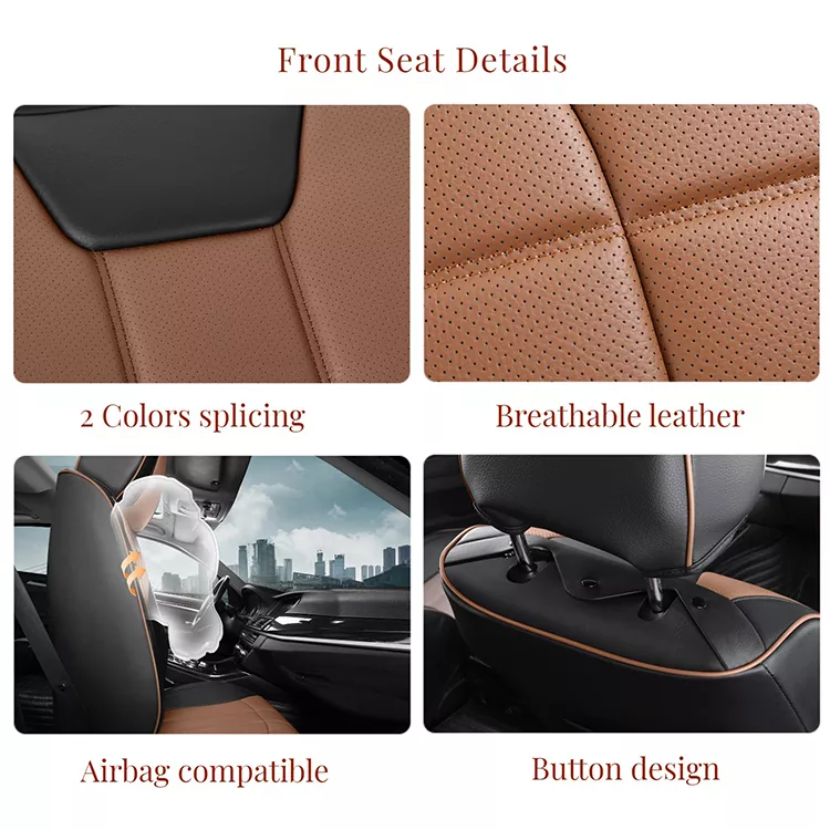 Universal Leather Seat Covers Full Set