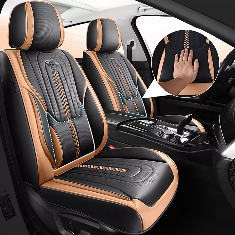 Universal Car Seat Covers with Lumbar Support